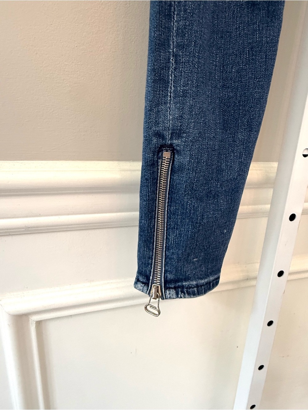 AG Adriano Goldschmied Zip-Up Legging Ankle Skinny Jeans Size 25 - Picture 14 of 15